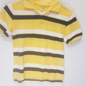Cherokee Ultimate Polo Boys Collared T-Shirt Lightweight Stripped T-Shirt Size M
